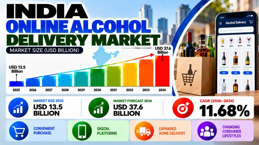 India Online Alcohol Delivery Market 2026-2034: E-Commerce Adoption, Regulatory Shifts & Growth