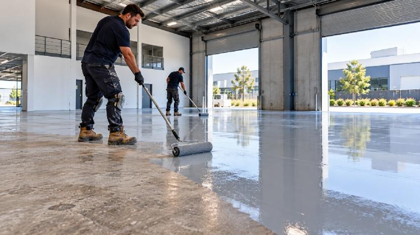 How Epoxy Floor Painting and Coating Improve the Look and Life of Concrete Floors